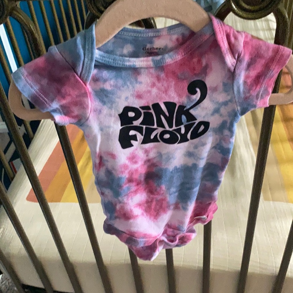 Band tee onesie
